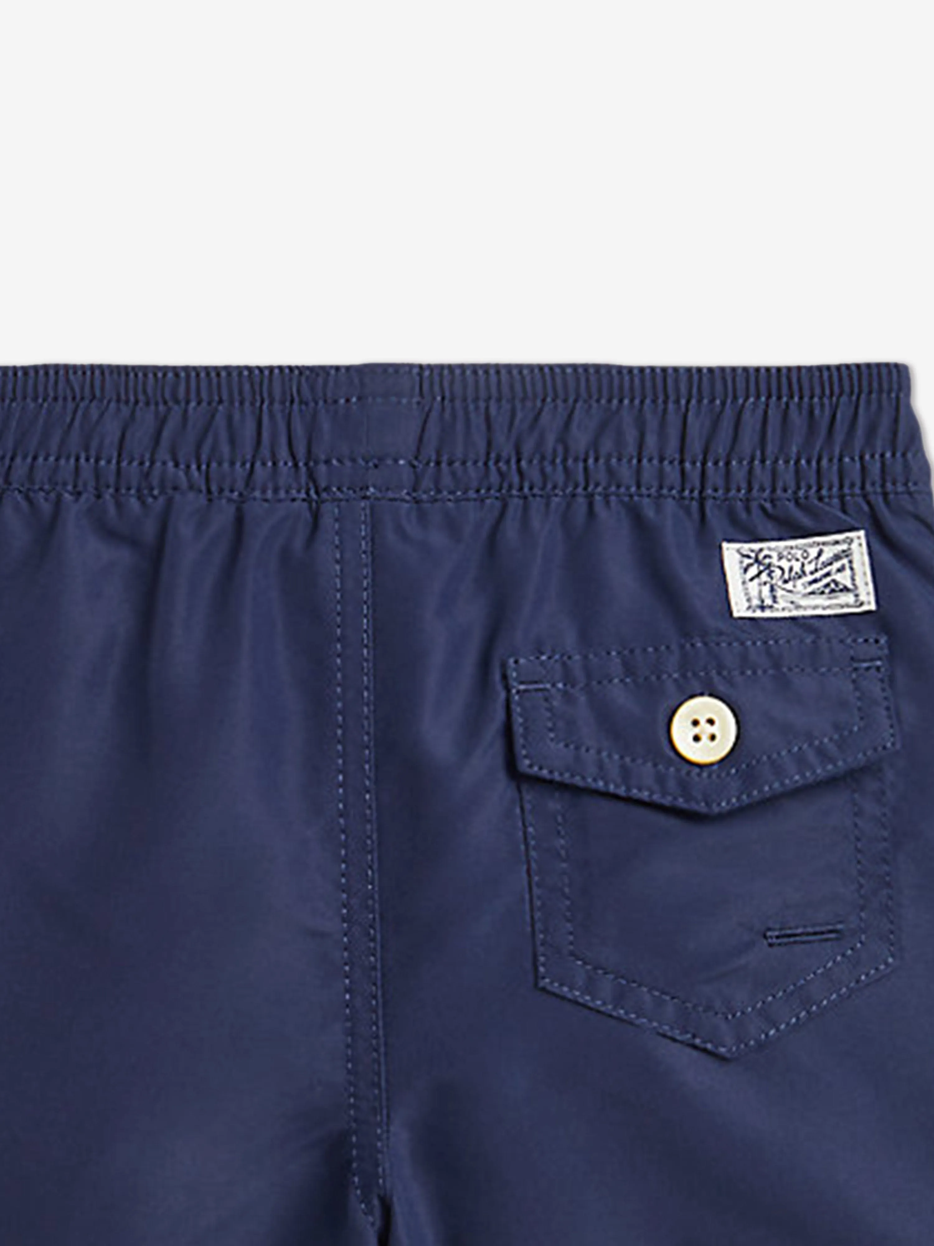Ralph Lauren Boys Logo Swim Shorts in Navy