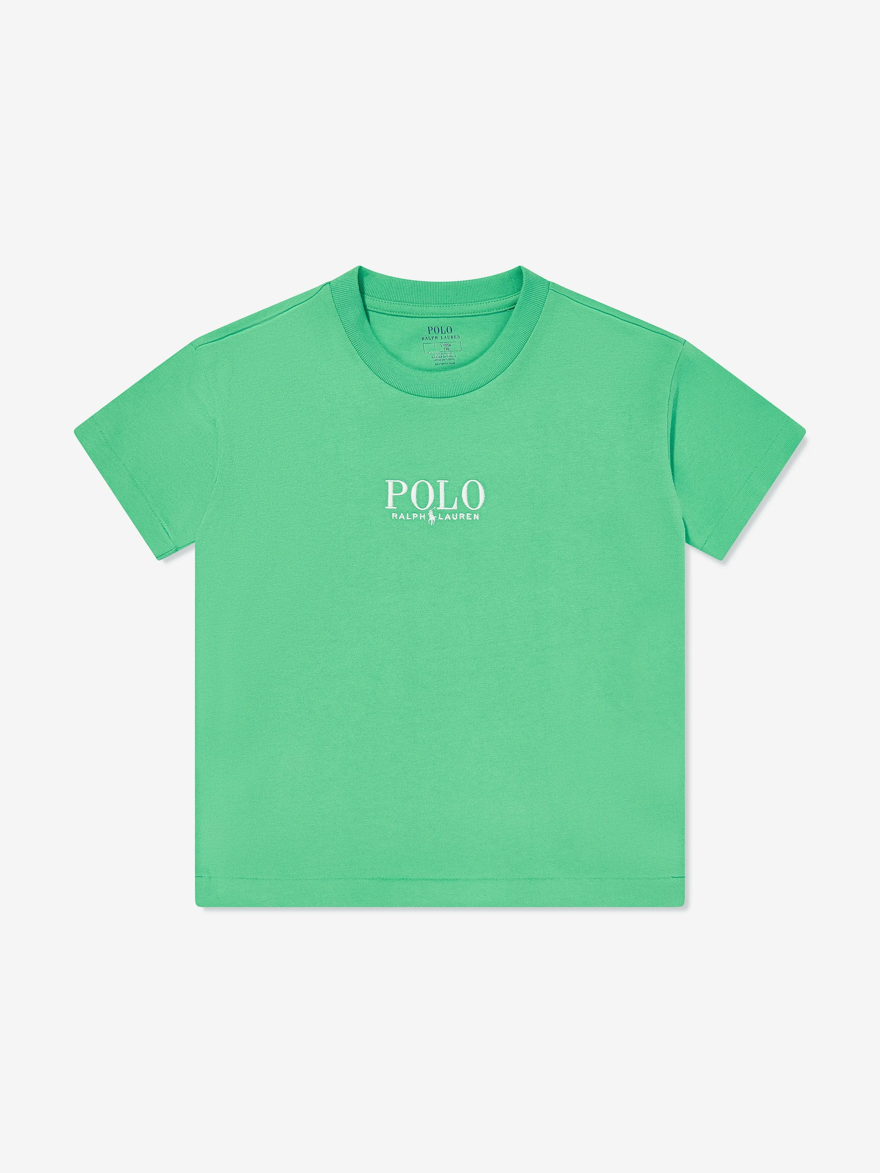 Ralph Lauren Boys Polo T-Shirt in Green