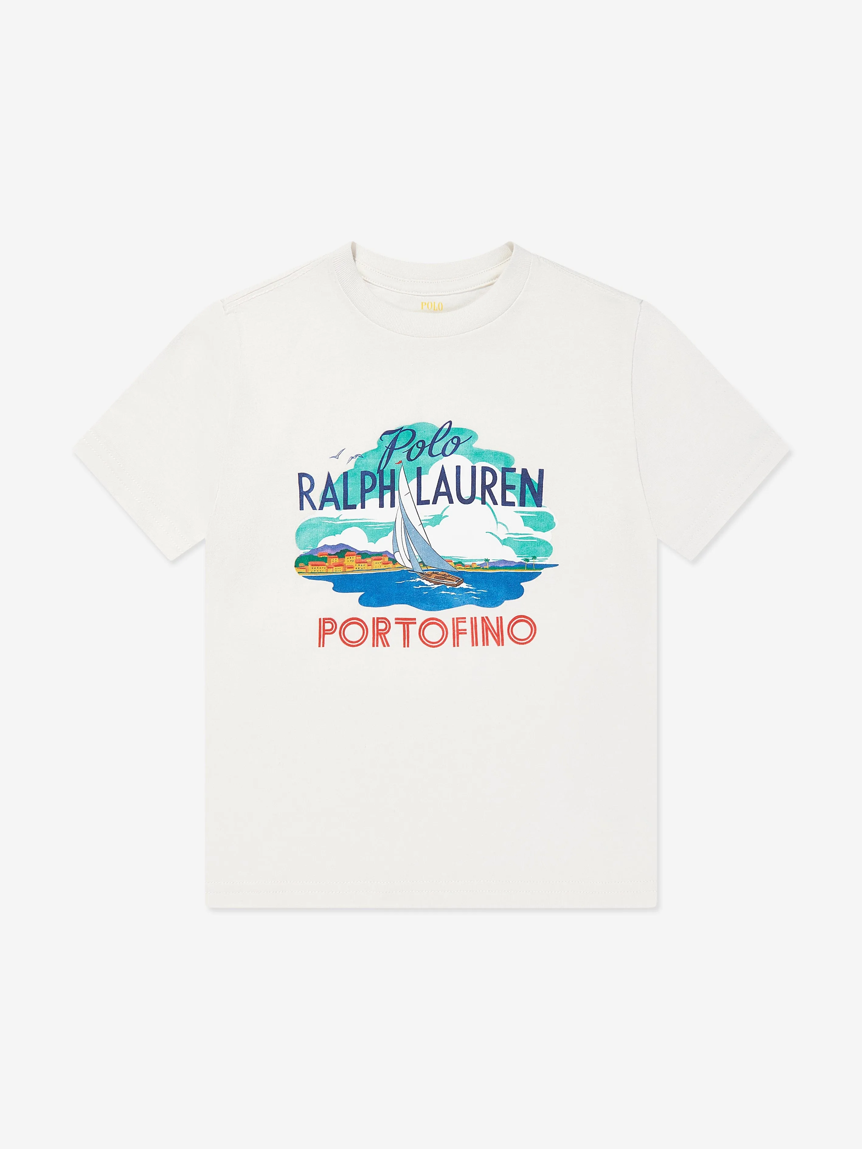 Ralph Lauren Boys Portofino T-Shirt in White