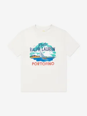 Ralph Lauren Boys Portofino T-Shirt in White