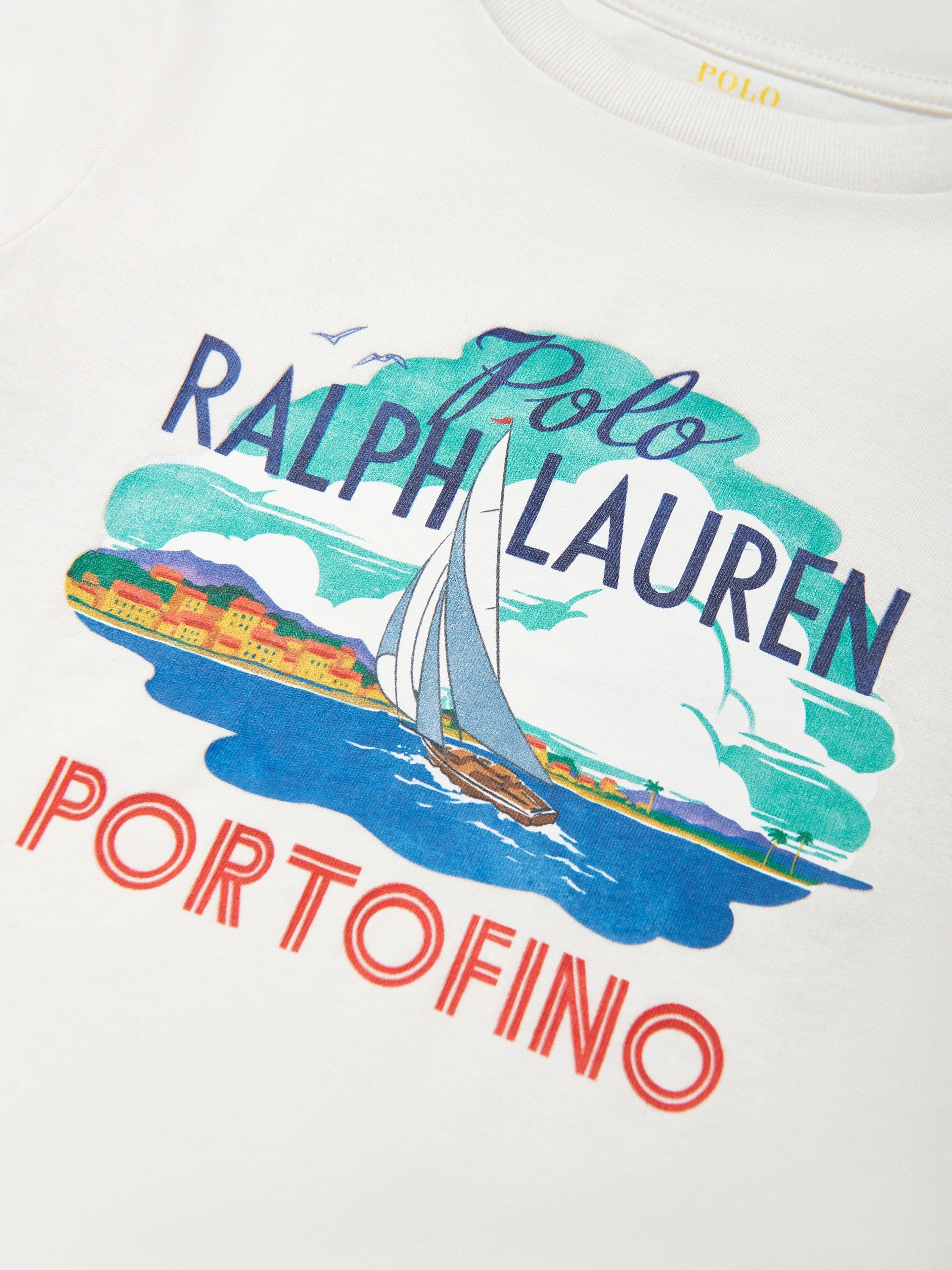 Ralph Lauren Boys Portofino T-Shirt in White