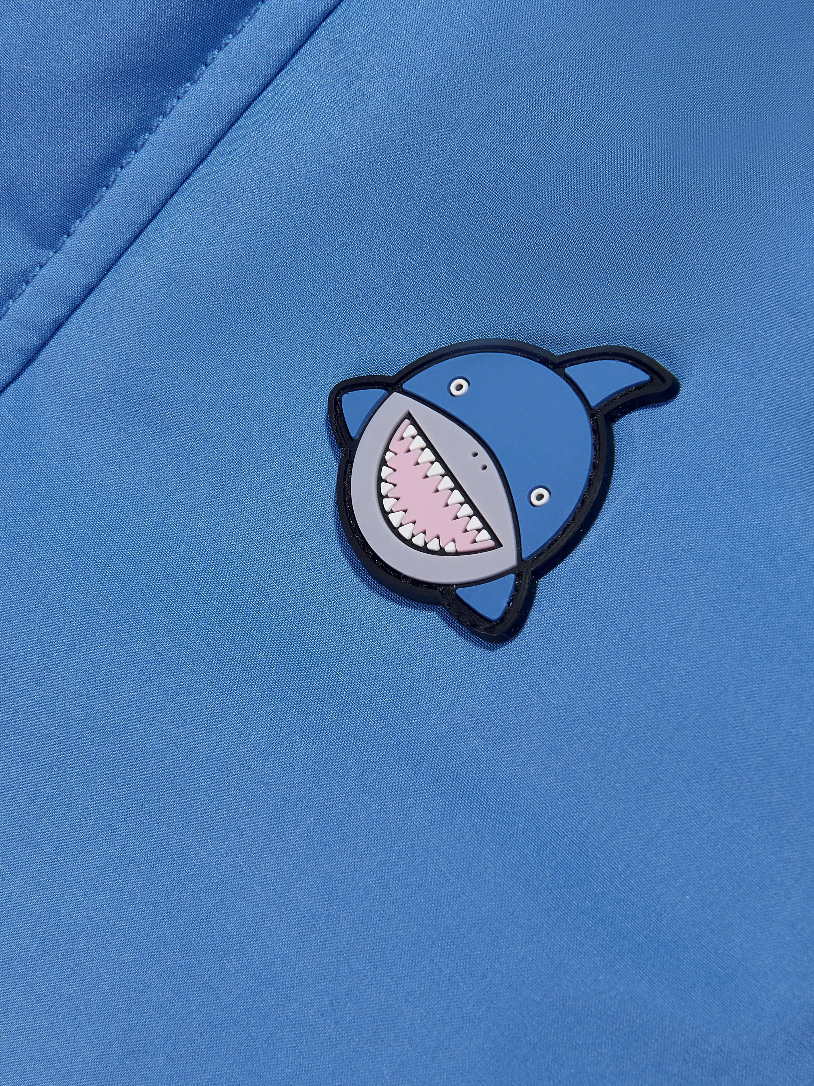 Roarsome Boys Reef The Shark Waterproof Coat in Blue