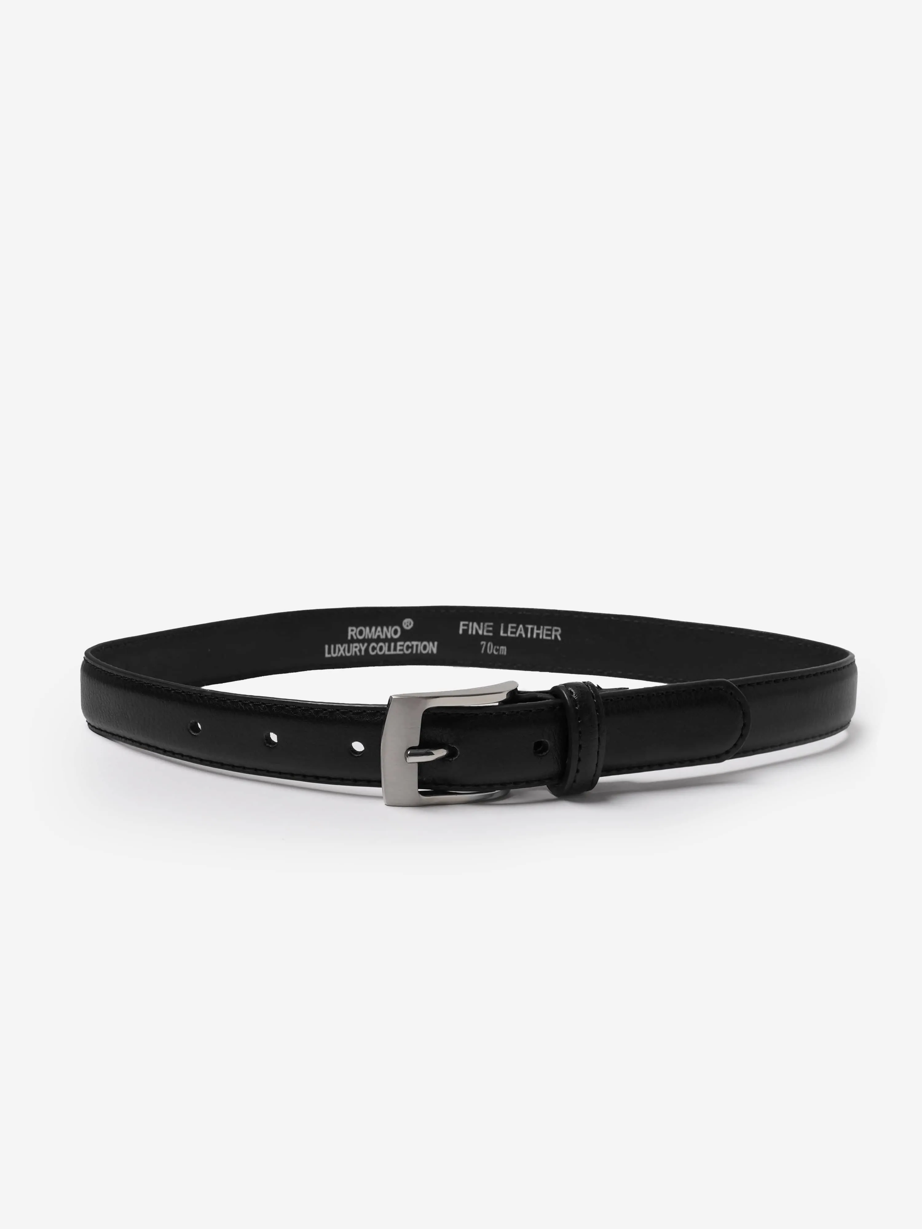 Romano Boys Leather Belt in Black