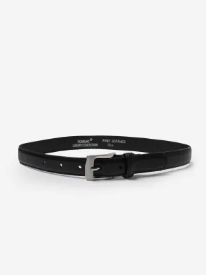 Romano Boys Leather Belt in Black