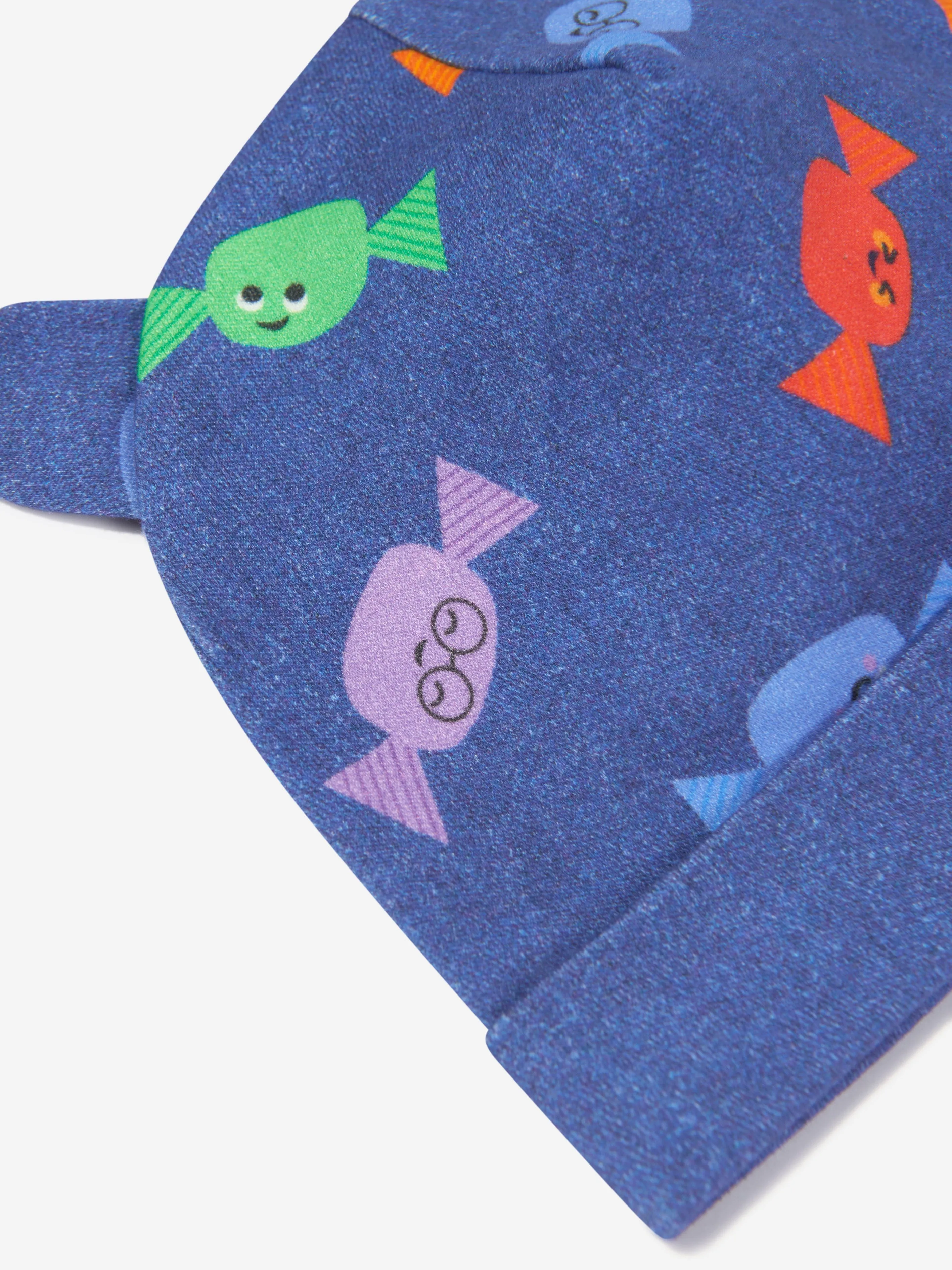 The Bonnie Mob Baby Sweetie Hat With Ears in Blue