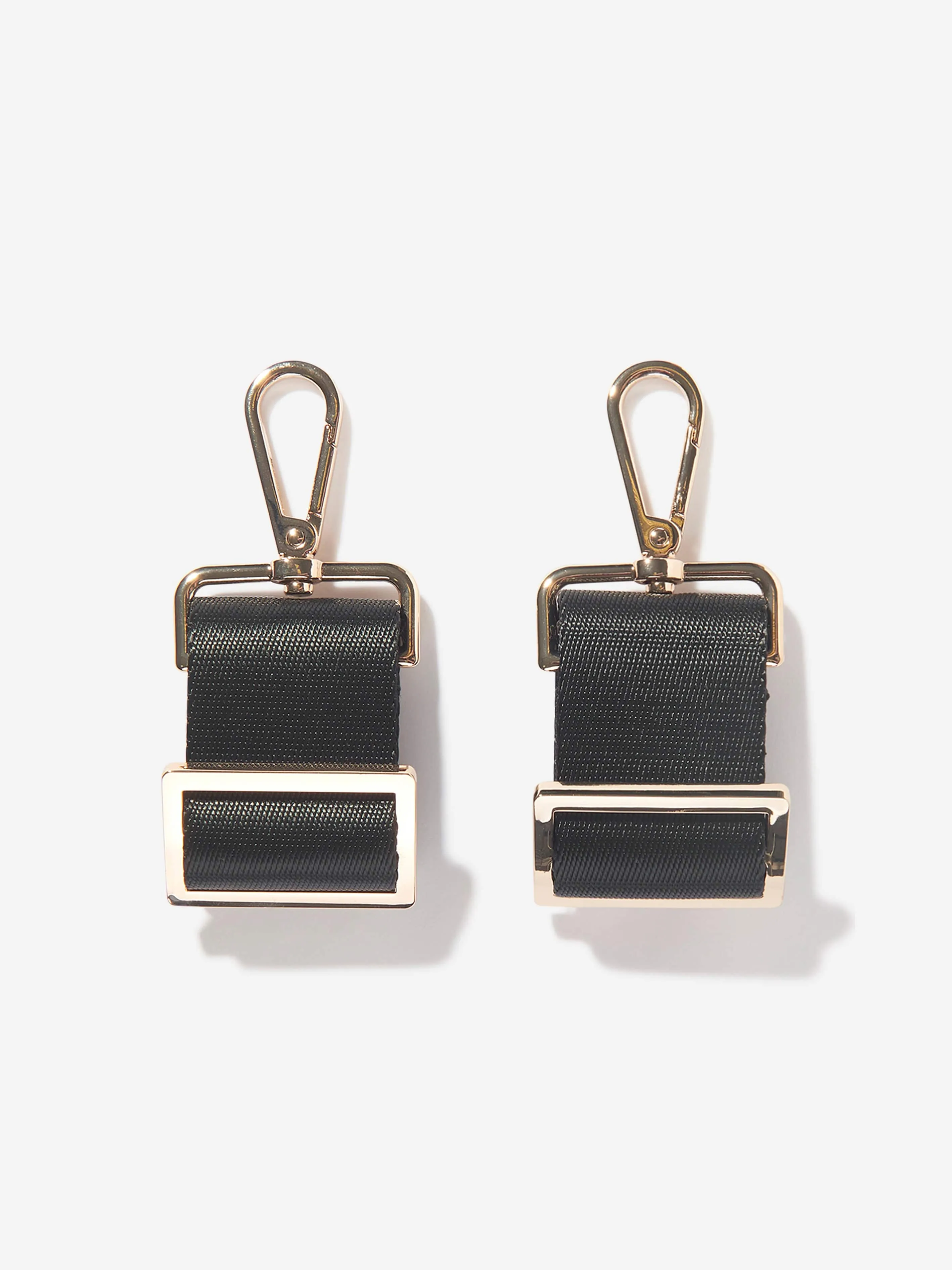 Tiba   Marl Baby Stroller Clips in Black/Gold