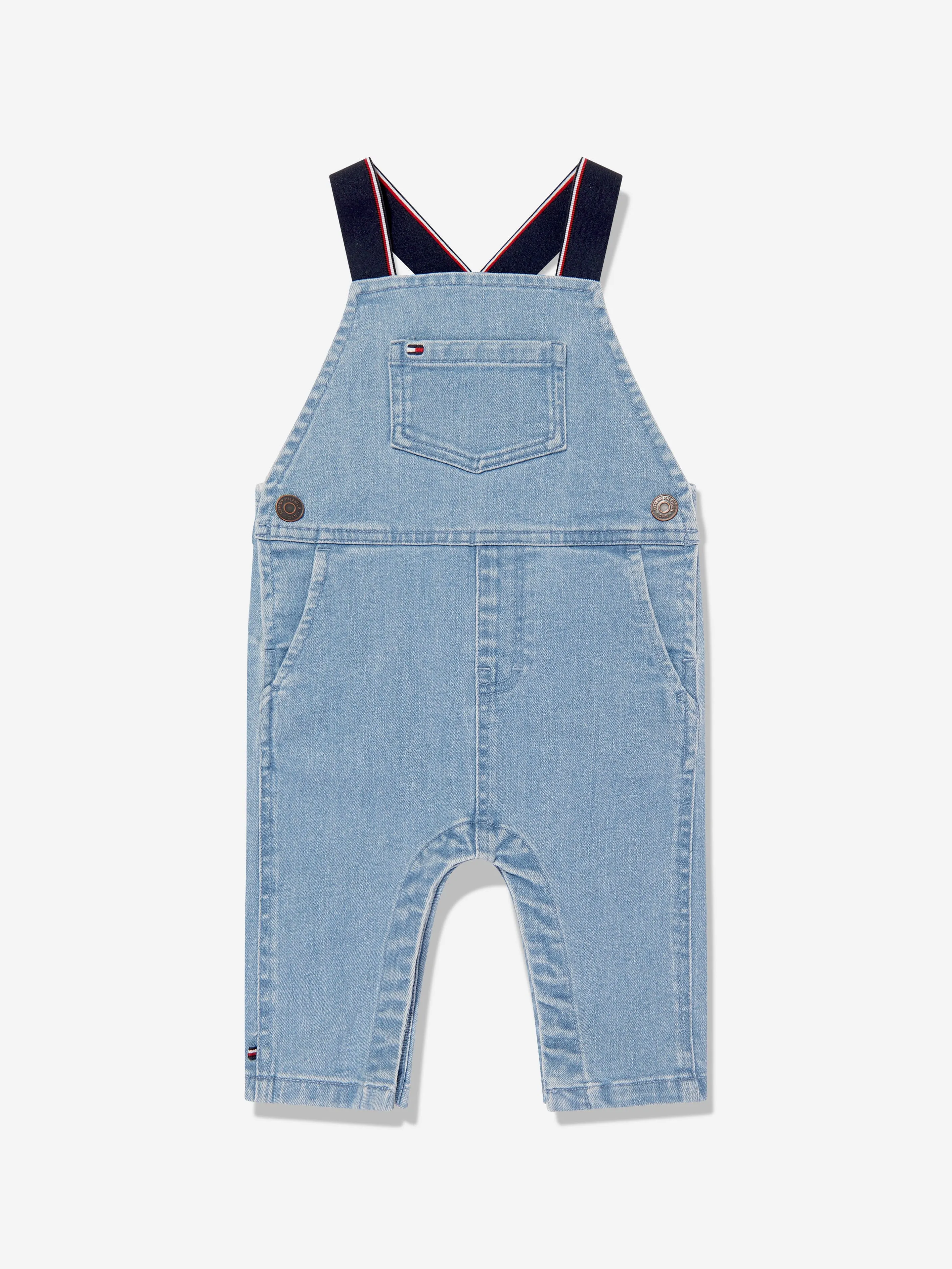 Tommy Hilfiger Baby Boys Denim Dungaree Set in Blue