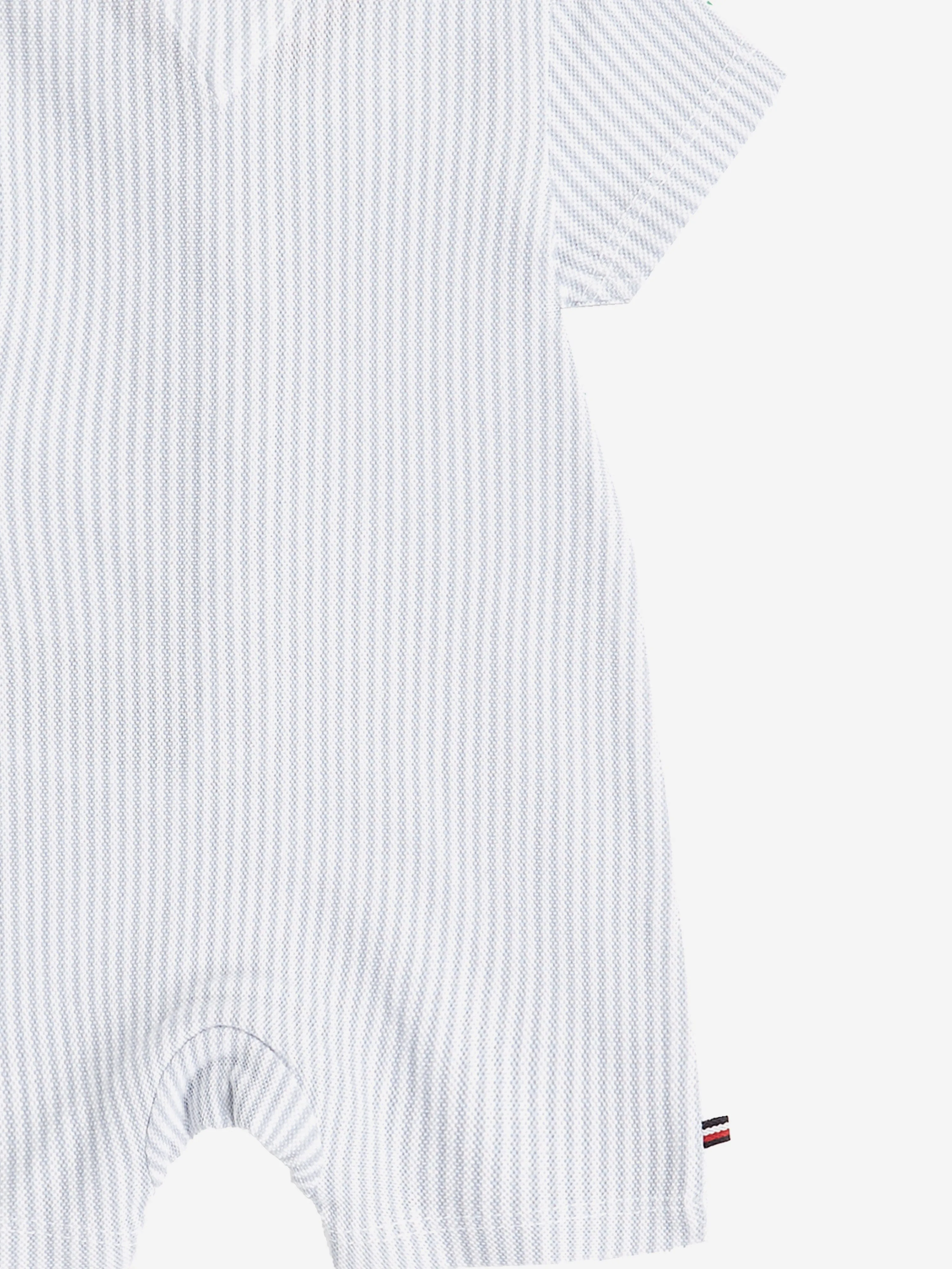Tommy Hilfiger Baby Boys Striped Romper in Blue