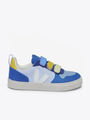 Veja Boys V-10 ChromeFree Leather Trainers in Multicolour