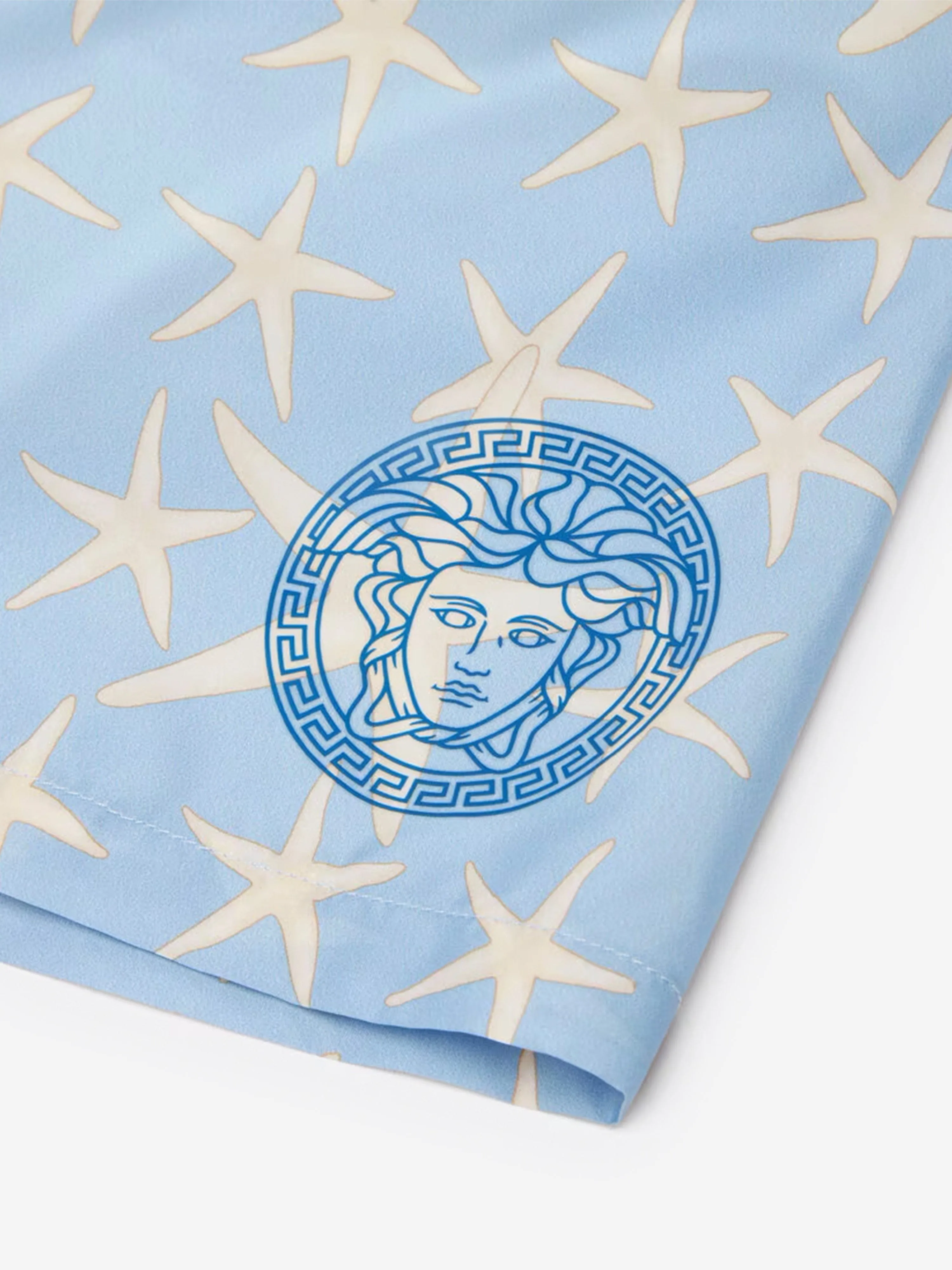 Versace Baby Boys Starfish Swim Shorts in Blue