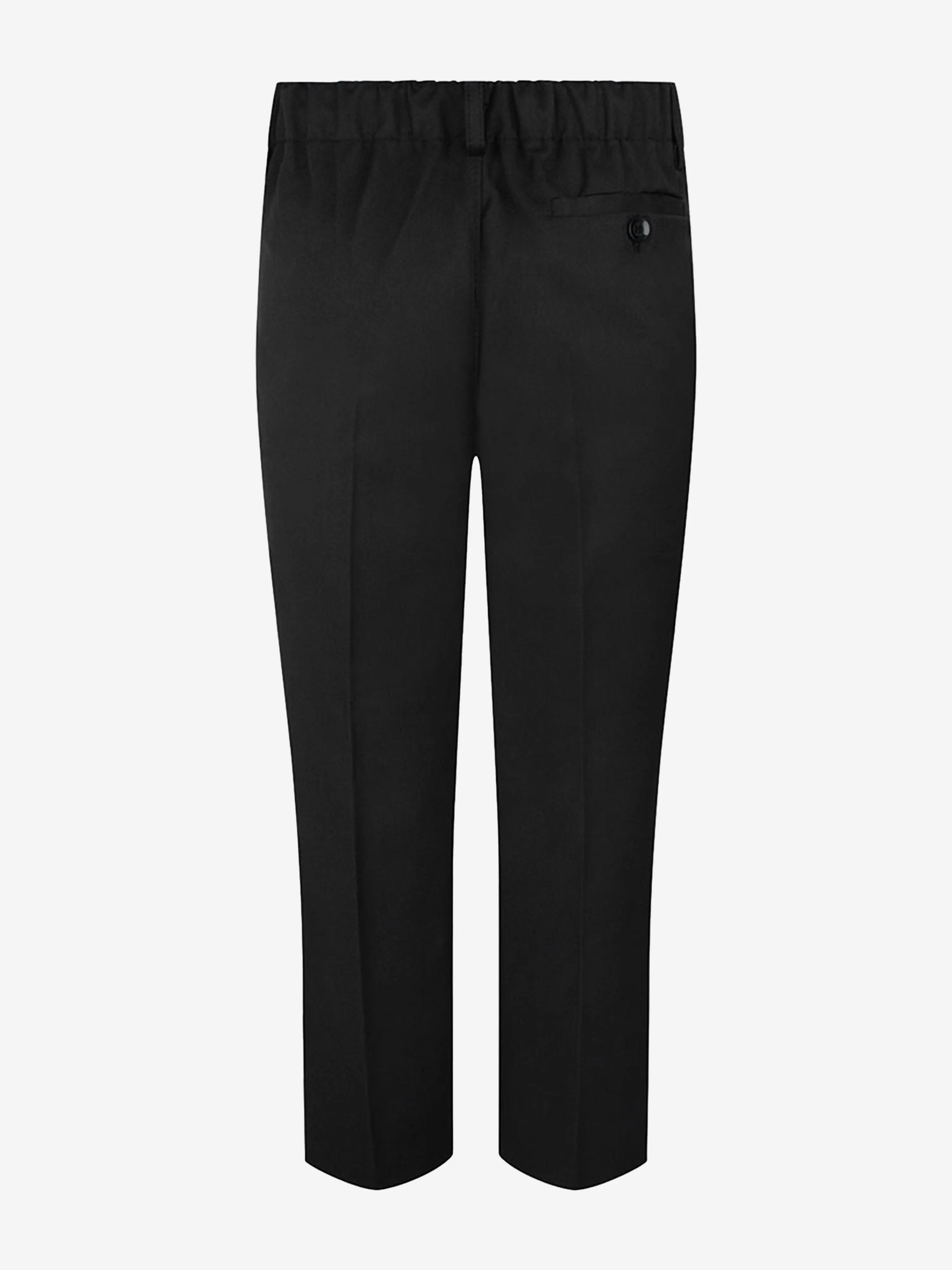 Zeco Boys School Waist Adjuster Trousers in Black